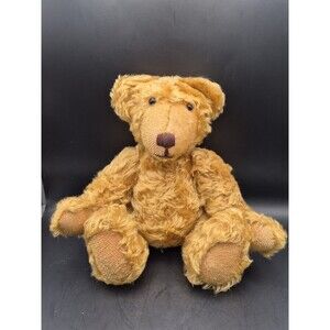VINTAGE 14" Shaggy Honey- Blonde Mohair Jointed Steiff Replica Bear No Tags